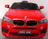 BMW X6M dětské auto červené