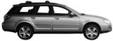 Strešné nosiče YAKIMA Subaru Outback ,2004 - 2009 ,5dr Combi