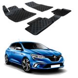 Autokoberce gumové 3D Premium Renault Megane 4 2016-up
