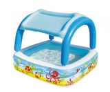 Dětský nafukovací bazén s kapucí, 1,47x1,47x1,22 m bazén Bestway® 52192, Korálový útes