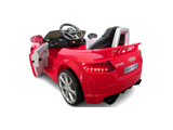 Elektrické dětské auto AUDI TT červené