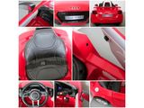 Elektrické dětské auto AUDI TT červené