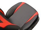 Autopotahy pro Isuzu D-MAX (III) 2020-&gt; Design Leather červené 2+3