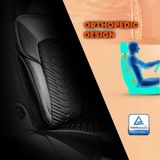 Autopotahy pro Fiat 500L 2012-up DUBAI_Černé 2+3