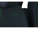 Autopotahy pro Audi A1 2010-up TREND LINE - zelené 1+1, přední