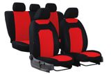 Autopotahy pro Fiat 500L 2012-> CARO červené 2+3