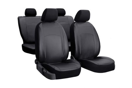 Autopotahy pro Nissan Navara (NP300) 2015-> Design Leather černé 2+3