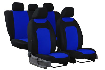 Autopotahy pro Seat Arona 2017-> CARO modré 2+3