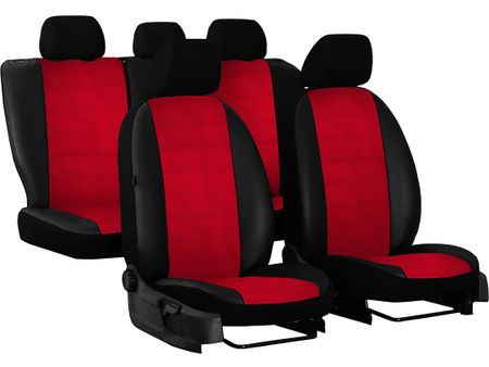 Autopotahy pro Seat Cordoba (II) 2002-2010 Forced P-1 - červené 2+3