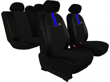 Autopotahy pro Seat Cordoba (II) 2002-2010 GT8 - černo-modré 2+3