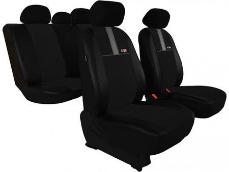 Autopotahy pro Seat Cordoba (II) 2002-2010 GT8 - černo-šedé 2+3