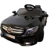 Elektrické autíčko M4 černý pro deti, vstup MP3, USB, dálkový ovladač 2.4 GHz