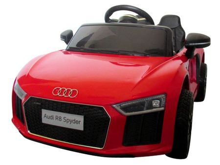 Elektrické autíčko pro děti Audi R8 Spyder červená 1 sedačkové