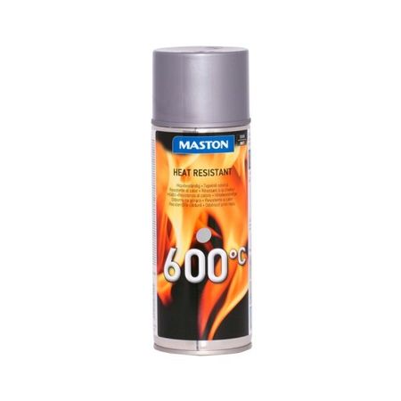 MasHeatresistant spray 400ml 600°C SILVER