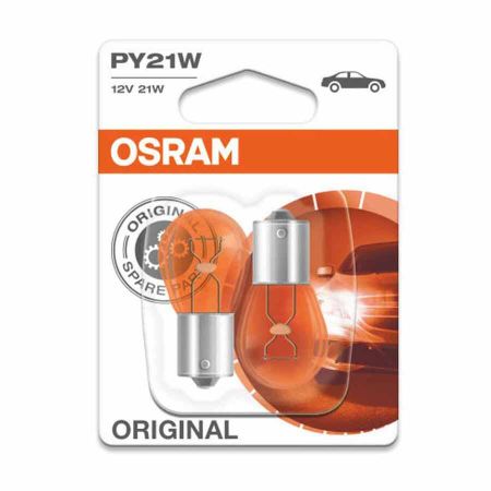 OSRAM 21W 12V BAU15S blistr 2ks orange
