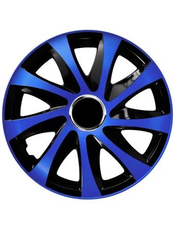Poklice na kola pro Alfa Romeo DRIFT extra blue/black 15" 4ks set
