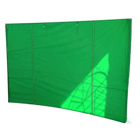 Stěna zelená, pro elvisův stan, 200x600 cm, zelená, pro stan