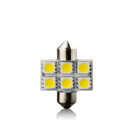 Žárovka LED SV8.5 WHITE 12V 31mm VECT