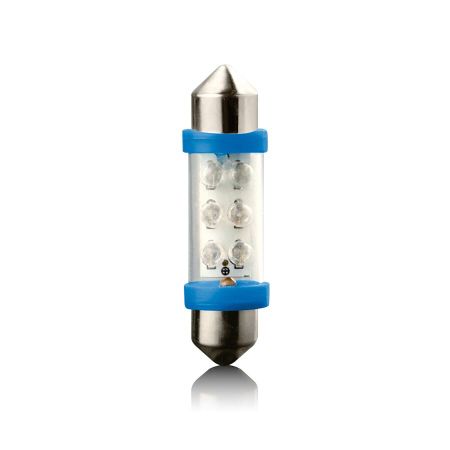 Žárovka LED SV8,5 BLUE 12V 36mm VECT